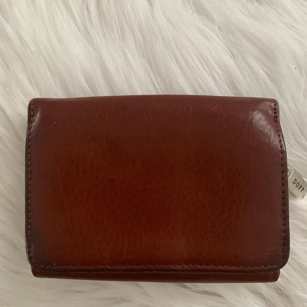 Dopp deer tanned cowhide wallet